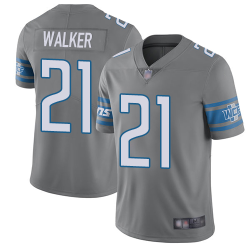 Detroit Lions Limited Steel Men Tracy Walker Jersey NFL Football #21 Rush Vapor Untouchable->women nfl jersey->Women Jersey